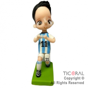 ADORNO JUGADORNO FUTBOL DI MARIA ARGENTINA A. PORCELANA FRIA x 1